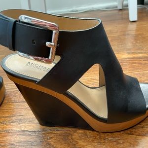 Michael Kors wedges. Literally only worn once!! Perfect for spring!